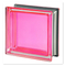 Bloque de vidrio de color transparente de 190x190x80 mm