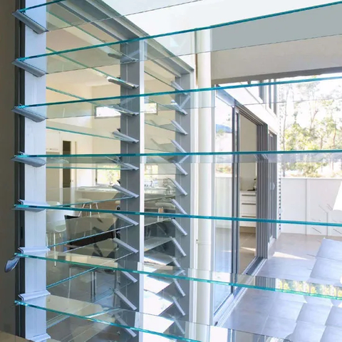 Ventanas de cuchilla de obturador ajustable de ventilación de aluminio
