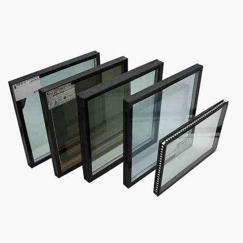 6+12a+6 Unidades de esmalte de doble acristalamiento aislantes aislantes de sonido Fachada de pared Igu Dug