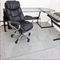 Alfombra de silla de oficina de vidrio templado rectangular para alfombras de madera dura
