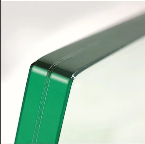 Vidrio laminado de borde pulido y teñido 4.38 mm-21.52 mm