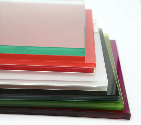 6 mm-25 mm transparente blanco gris azul azul verde marrón verde vaso laminado PVB