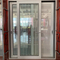 Puerta de balcón deslizante de patio de aluminio de dos pistas y tres pistas de aluminio