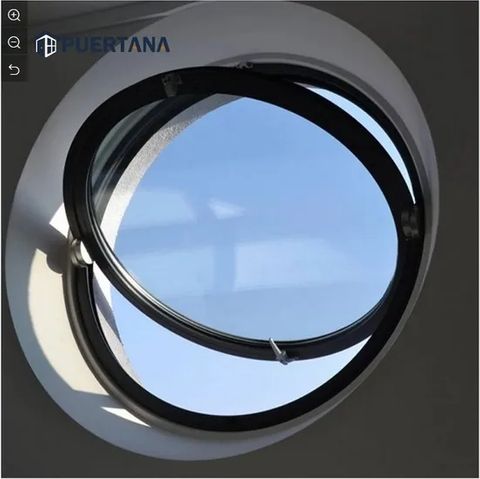 Ventana y puerta de la forma del círculo redondo de aluminio