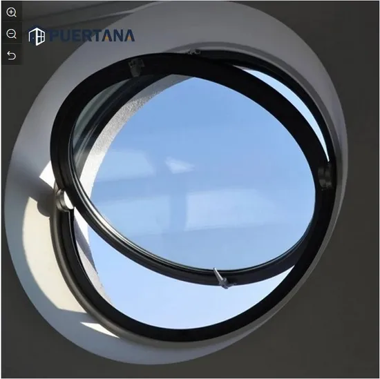 Ventana y puerta de la forma del círculo redondo de aluminio