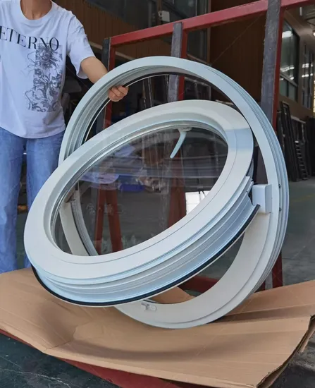 Ventana de apertura circular redonda de aluminio
