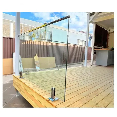 AS/NZS Estándar de 12 mm de vidrio endurecido sin endurecimiento Celadas de piscina sin marco de piscinas y abrazaderas de vidrio