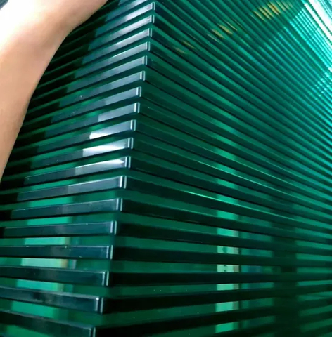 Balaustrada de cercas de la piscina barandilla transparente de vidrio endurecido 12 mm con bordes planos pulidos