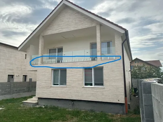 Panel de vidrio laminado templado sin marco de 12 mm-17.52 mm para la balaustrada y la valla de la piscina