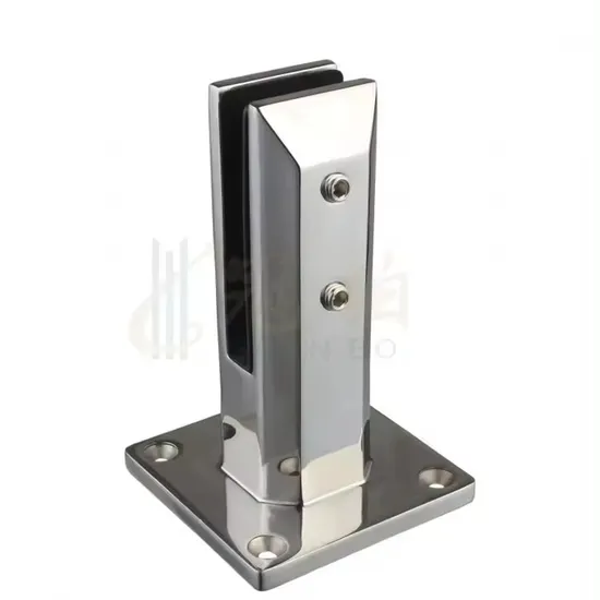 Balustrada de vidrio 304/316 Hardware de cercas de piscina de vidrio de acero inoxidable