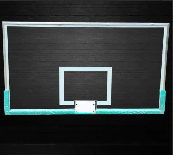 Panel de vidrio templado de tablero de baloncesto de 12 mm