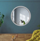 Montaje fácil anti antidiviegos de baño redondo LED Lluminated Mirror