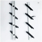 Ventana de aluminio con cuchillas de vidrio ajustable