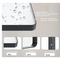 Mirror de baño enmarcado de metal negro de aluminio para colgar la pared