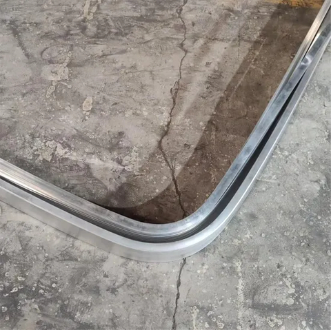 Bend Aluminio U Perfil de canal Base Balaussade Perfil