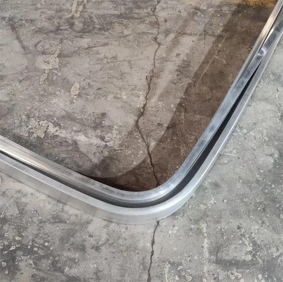 Bend Aluminio U Perfil de canal Base Balaussade Perfil