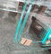 Lápiz de borde plano de 3 mm-12 mm bordes redondos pulidos con vidrio de seguridad templado transparente