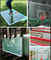 Panel de vidrio templado de tablero de baloncesto de 12 mm