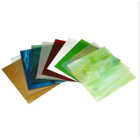 3 mm Iridescent 300x3300 mm de 12x12 pulgadas Craft Craft Glass para The Art Studio Club
