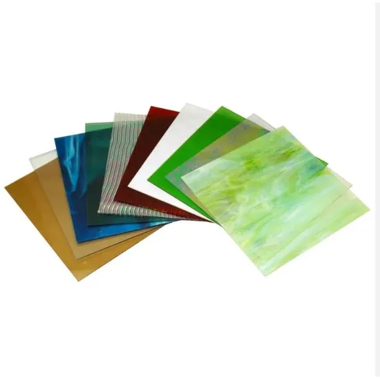3 mm Iridescent 300x3300 mm de 12x12 pulgadas Craft Craft Glass para The Art Studio Club