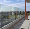 Aluminio de balaustrada recta y curva al aire libre aluminio U canal para el balcón