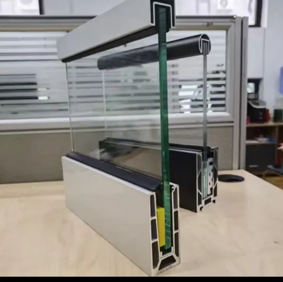 Glass de aluminio Anodizado Balustrada Blanca y Negra Botina y perfil de barandilla superior