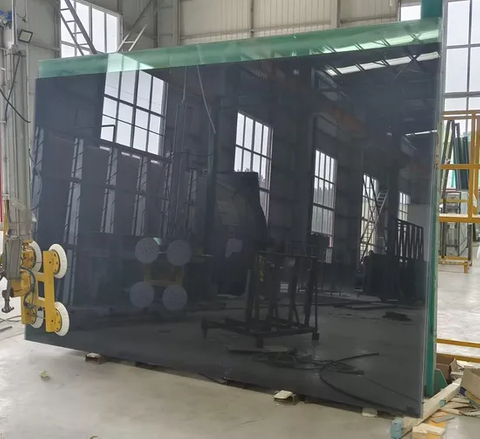Euro Gray Black Lamined Build Building Glass
