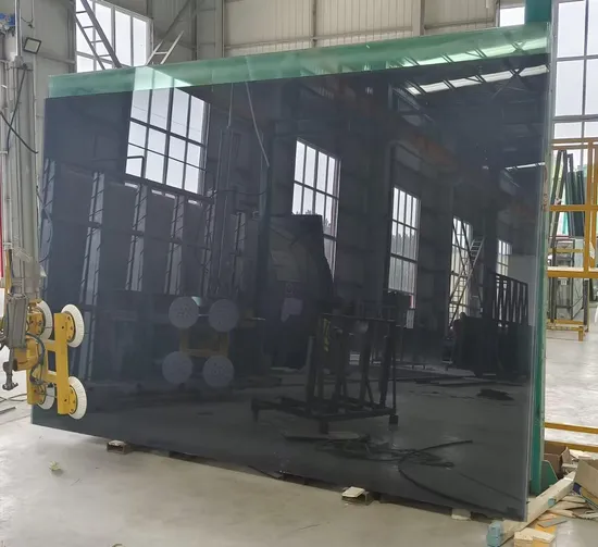 Euro Gray Black Lamined Build Building Glass