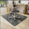 Alfombrillas de silla de servicio pesado de vidrio templado de 5 mm con bordes biselados