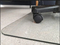 Esteras de silla de vidrio templado redondo para madera dura y piso de alfombra