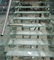 Vidrio de piso de escalera de escalera laminada de temperatura clara de 30 mm transparente