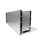 F Forma de aluminio El perfil de balaustrada de canal U con panel de vidrio laminado