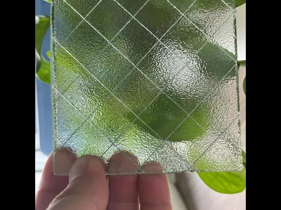 Poleado 6.8 mm 10 mm transparente de bronce gris nashiji malla con malla reforzada con vidrio con cableado con cableado