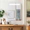 Baño LED de retroiluminación iluminada de ácido helado de diseño grabado espejo plateado