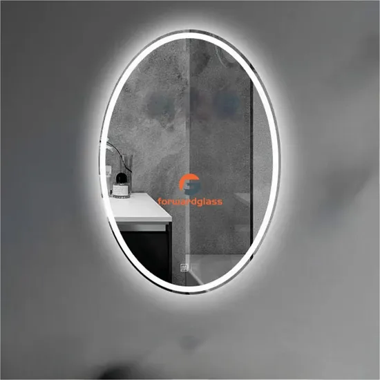 Mirror Llluminated de baño con retroiluminación de montaje fácil LED