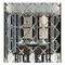 Decoración de fondo de vidrio espejo biselado Mosaico Mosa de azulejos espejo pared