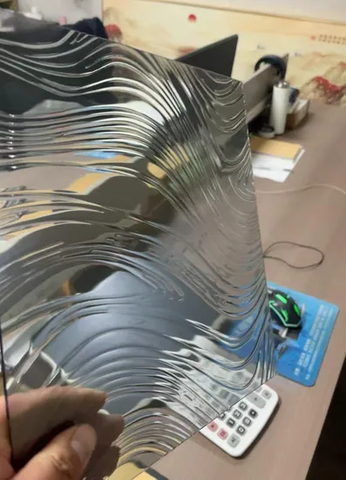 3 mm 4 mm 5 mm de 6 mm 8 mm, fusión caliente de vidrio transparente y manchado