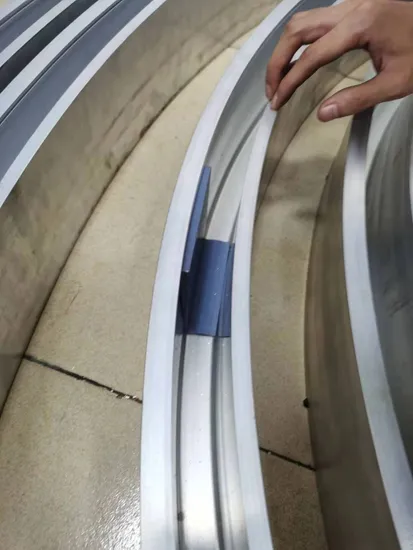 Balustrade Camal de aluminio U Base Balcón Balcón Barestra de vidrio Refilito de canal