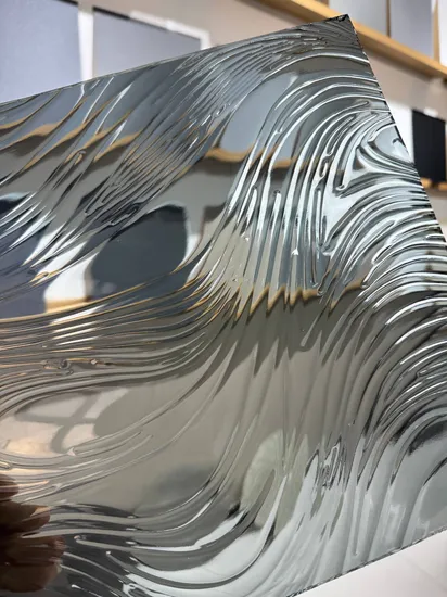 4 mm 5 mm 6 mm 8 mm Clear gris marrón marrón vidrio estampado barroco