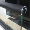 Glass de aluminio Anodizado Balustrada Blanca y Negra Botina y perfil de barandilla superior