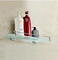 Medido de una pared un nivel de dos niveles de baño de vidrio de la esquina de la esquina de la ducha