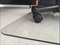Alfombrillas de silla de servicio pesado de vidrio templado de 5 mm con bordes biselados