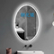 Montaje fácil anti antidiviegos de baño redondo LED Lluminated Mirror