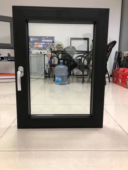 Ventana de toldo con bisagras de aluminio de ruptura térmica de 70 series