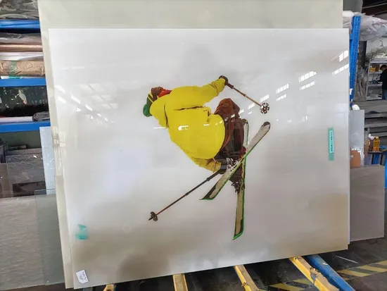 Impresión de seda de tinta UV 3D digital 4 mm-12 mm de vidrio endurecido templado